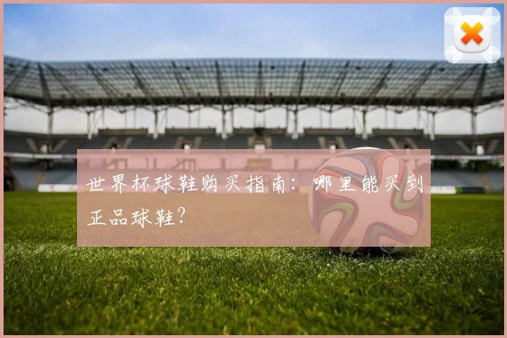 世界杯球鞋购买指南:哪里能买到正品球鞋?